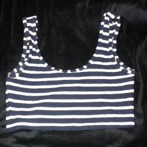 Two piece striped outfit